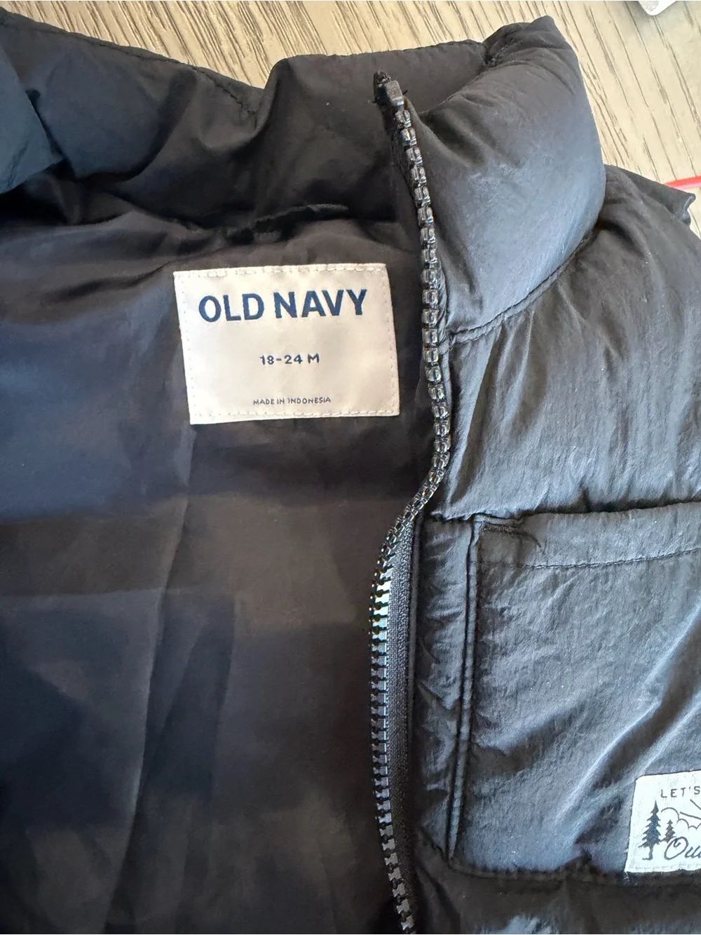 Old Navy Black Puffer Vest for Kids